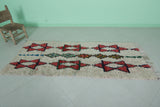 Woolen Azilal Runner rug 2.9 x 7 Feet