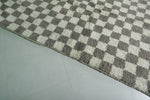 Checkered Moroccan Rug - 10 x 9.6 Feet | Handcrafted Wool Rug