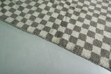 Checkered Moroccan Rug - 10 x 9.6 Feet | Handcrafted Wool Rug