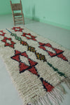 Woolen Azilal Runner rug 2.9 x 7 Feet