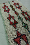 Woolen Azilal Runner rug 2.9 x 7 Feet