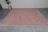 Pink Moroccan rug - Contemporary rug - Custom Wool rug