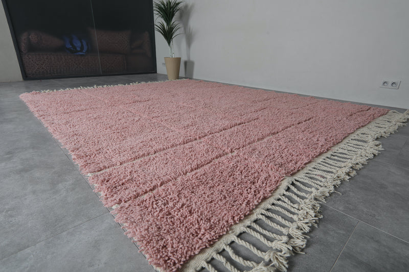 Pink Moroccan rug - Contemporary rug - Custom Wool rug