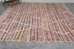 Vibrant Moroccan Rug - 10 x 10.3 ft | Multicolor with Diamond Pattern