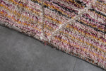 Vibrant Moroccan Rug - 10 x 10.3 ft | Multicolor with Diamond Pattern