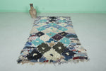 Bright Moroccan Berber rug 3.4 X 6.3 Feet