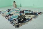 Bright Moroccan Berber rug 3.4 X 6.3 Feet