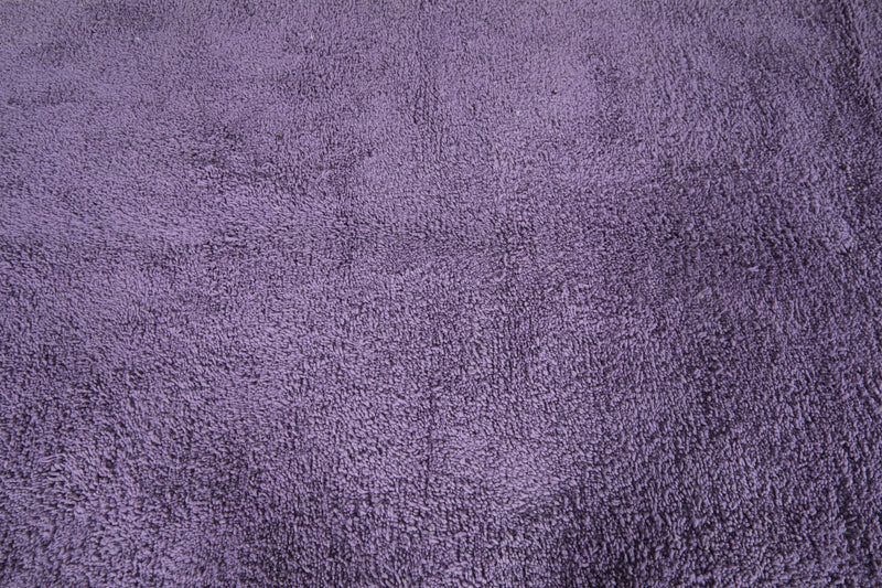 Purple Moroccan Rug 5.3 X 11 FT Beni Ourain Rug - 