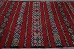 Vintage Moroccan area rug 5.6 ft x 9.8 ft