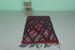 handmade berber runner rug 3.4 X 5.9 Feet - Runner moroccan rugs