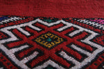 Vintage Moroccan area rug 5.6 ft x 9.8 ft