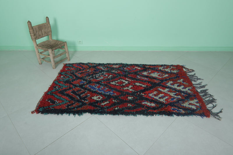 handmade berber runner rug 3.4 X 5.9 Feet - Runner moroccan rugs