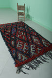 handmade berber runner rug 3.4 X 5.9 Feet - Runner moroccan rugs