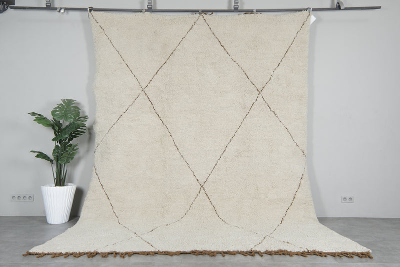 Beni Ourain Rug 9 X 12 FT Trellis Rug - 