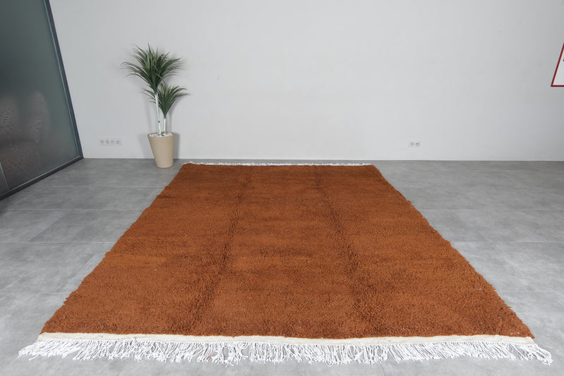 Brown Moroccan Berber Rug 8.3 X 9.8 FT - 