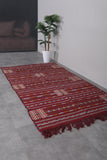 Handwoven kilim 4.5ft x 7.8ft