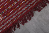 Handwoven kilim 4.5ft x 7.8ft