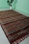 Berber Handwoven rug 5.7 X 11.1 Feet