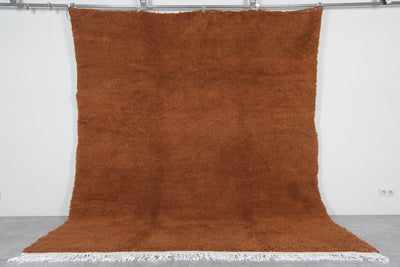 Brown Moroccan Berber Rug 8.3 X 9.8 FT - 