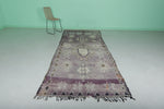 Vintage Moroccan Rug 4.3 x 11.7 ft | Authentic Berber Design