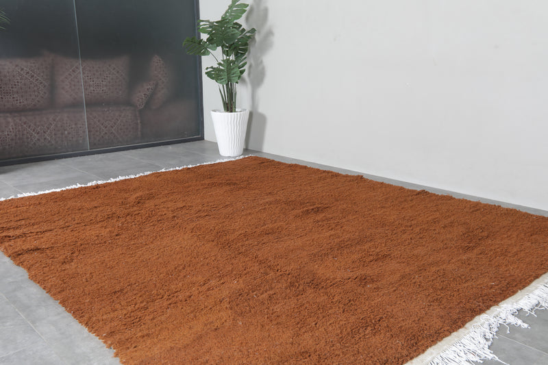 Brown Moroccan Berber Rug 8.3 X 9.8 FT - 