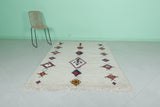 Vintage berber rug 4.8 X 6.7 Feet