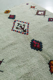 Vintage berber rug 4.8 X 6.7 Feet