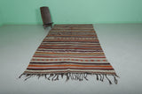 Long Moroccan Blanket Rug 5.5 FT x 11.7 FT – Handwoven Elegance