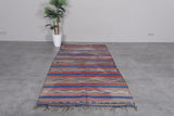 Vintage runner kilim 4 ft x 9 ft Zemmour rug