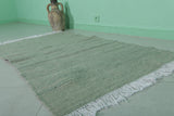 Handmade Moroccan Rug 2.9 x 5.3 ft - Minimalist Flatweave