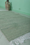 Handmade Moroccan Rug 2.9 x 5.3 ft - Minimalist Flatweave