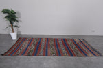 Vintage runner kilim 4 ft x 9 ft Zemmour rug