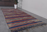 Vintage runner kilim 4 ft x 9 ft Zemmour rug