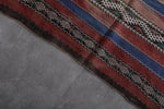 Vintage runner kilim 4 ft x 9 ft Zemmour rug