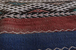 Vintage runner kilim 4 ft x 9 ft Zemmour rug