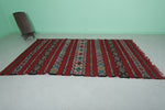 Vintage Moroccan area rug 5.6 ft x 9.8 ft