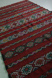 Vintage Moroccan area rug 5.6 ft x 9.8 ft