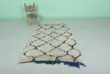 Vintage Beni Ourain Rug 3.6 X 5.5 Feet - Runner moroccan rugs