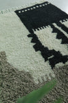 Beni Ourain Rug 4.5 FT × 6.3 FT - Handmade Wool Rug