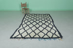 Vintage handmade runner rug  4.2 X 7.3 Feet