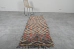 Vintage berber runner rug 2.8 X 7.8 Feet