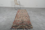 Vintage berber runner rug 2.8 X 7.8 Feet