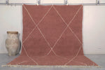 Trellis Beni rug - Moroccan area rug - Solid rug - custom moroccan rugs