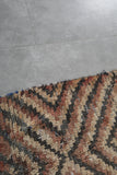 Vintage berber runner rug 2.8 X 7.8 Feet