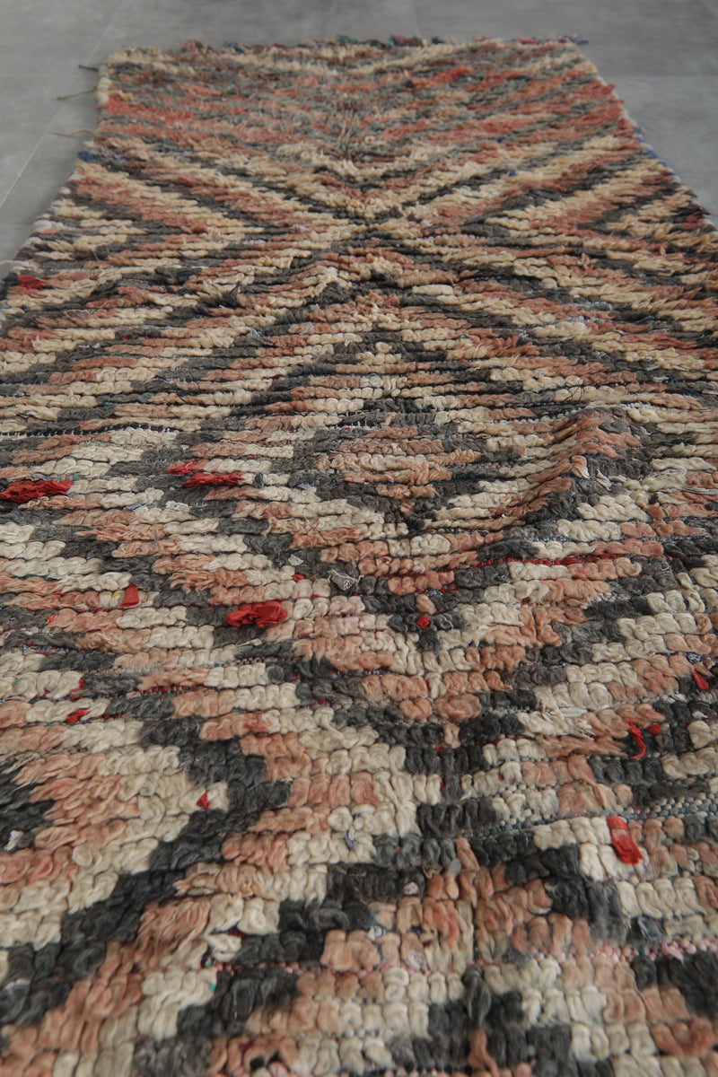 Vintage berber runner rug 2.8 X 7.8 Feet