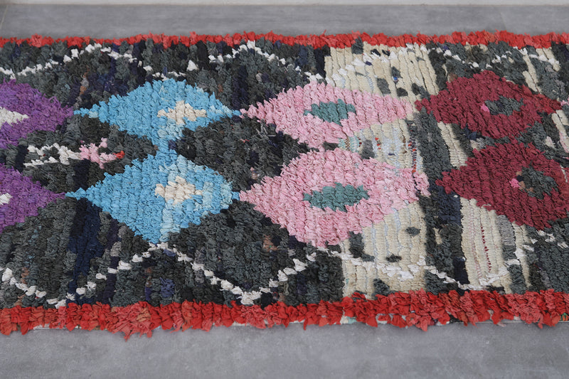 Berber Runner Rug 3 x 7.8 Feet - Bold Moroccan Style