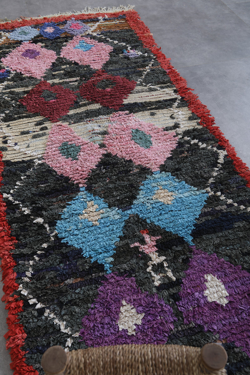 Berber Runner Rug 3 x 7.8 Feet - Bold Moroccan Style