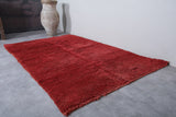 Moroccan red rug 5.7 X 9.3 Feet