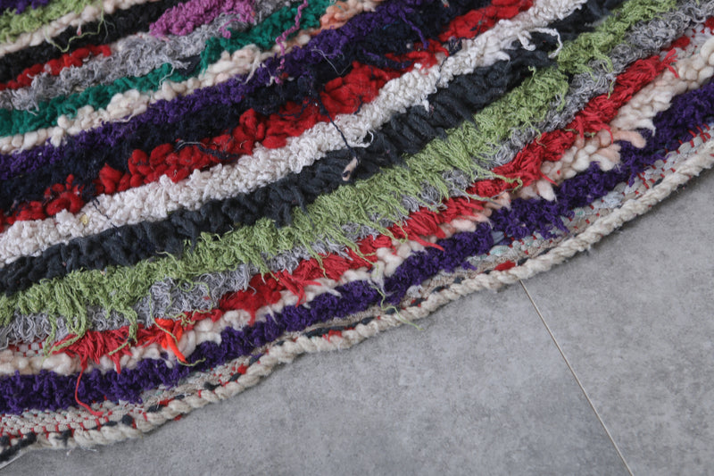 Long Vintage Runner Rug 1.8 x 6.7 Feet - Vibrant Berber Design