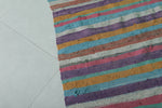 Colorful berber moroccan handwoven kilim 4.5 FT X 6.7 FT